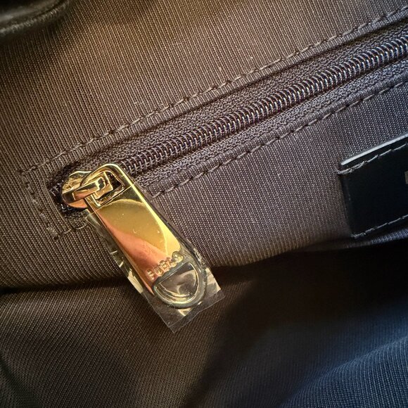 Furla Black Leather Drawstring Bucket Bag - Picture 4 of 4